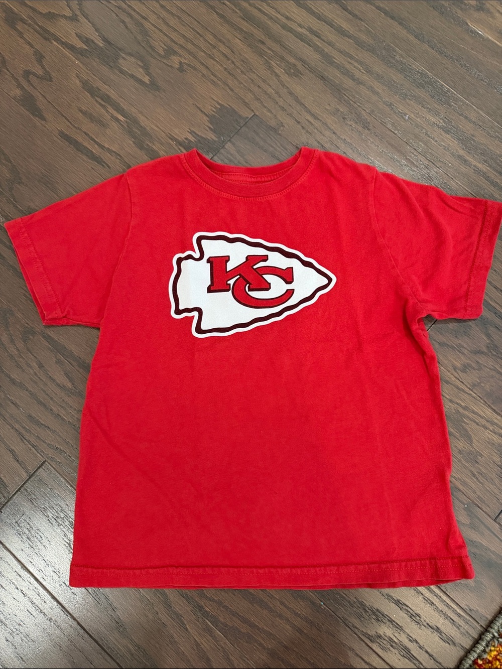 Kansas City Chiefs Red Kids Short Sleeve Tee